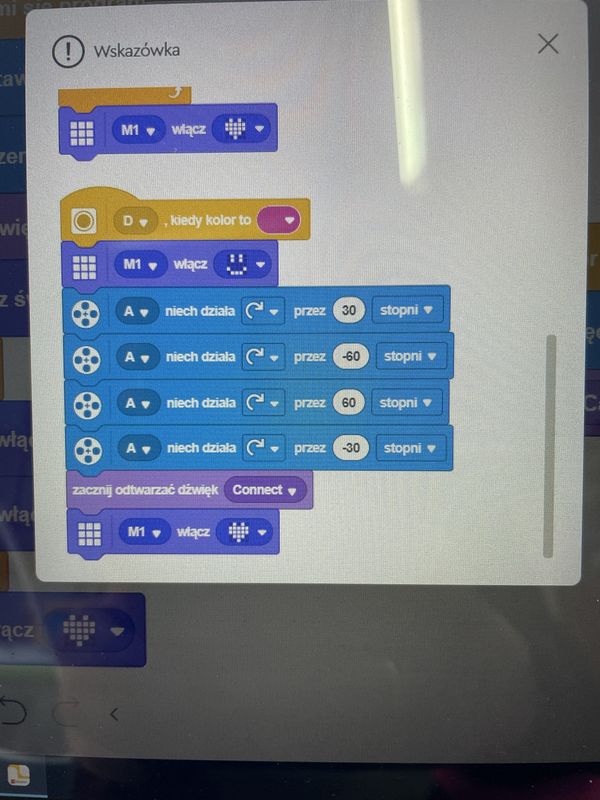 Zdjęcie przedstawia budowę robota i&nbsp;skryptu