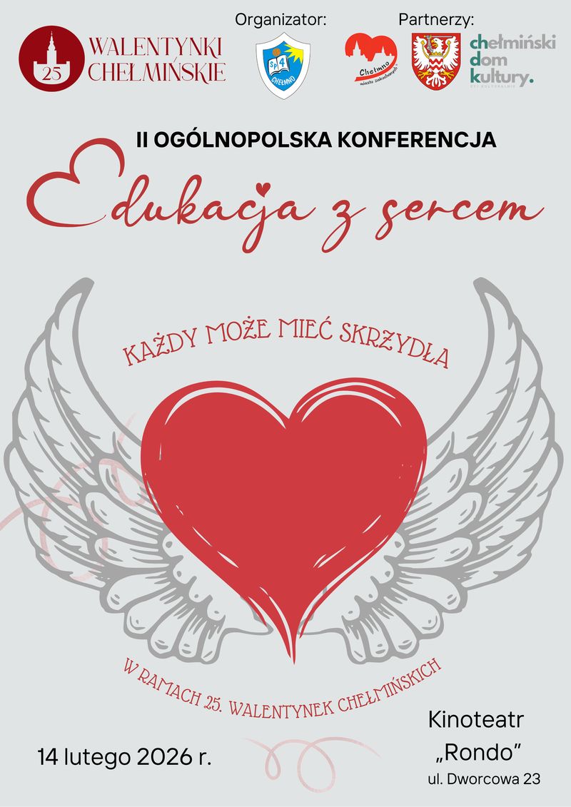 Plakat - Edukacja z sercem
