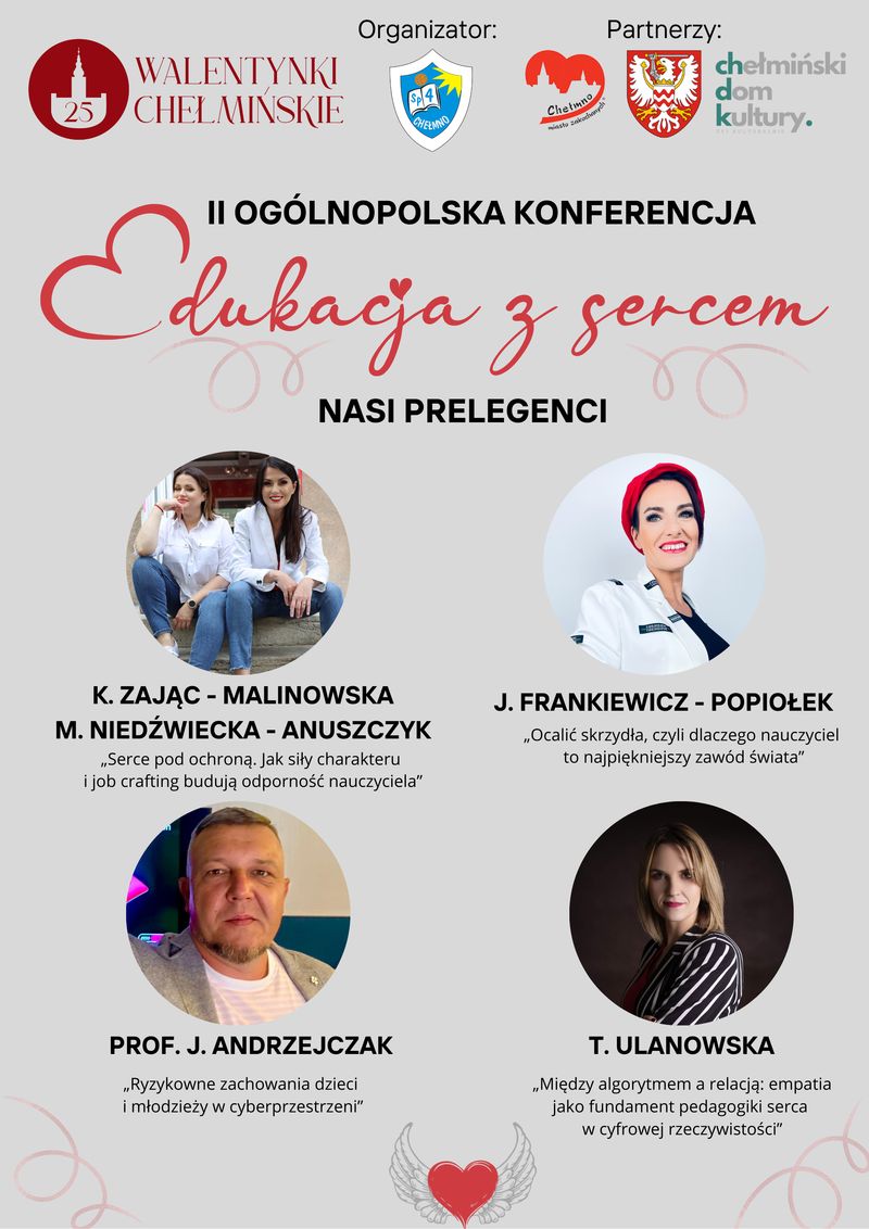prelegenci konferencji Edukacja z sercem